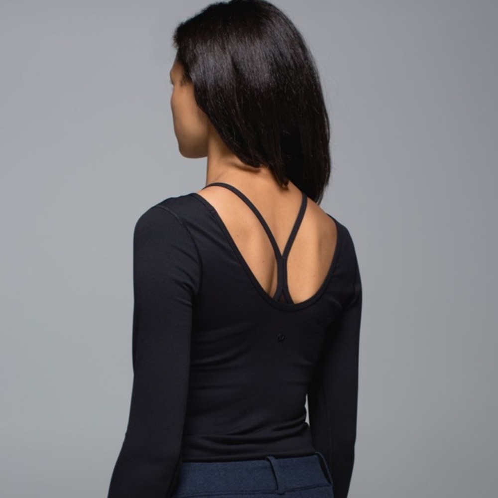 Lululemon scoop back long sleeve